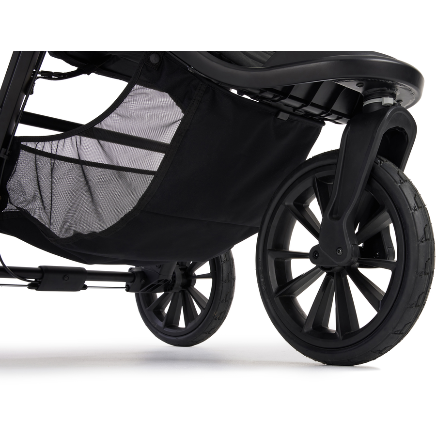 baby jogger Kombi-Kinderwagen City Elite 2 Opulent Black inklusive Babywanne, Sicherheitsbügel und Wetterschutz