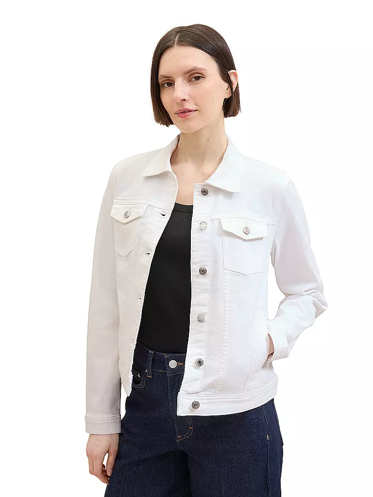 TOM TAILOR Jeansjacke  weiss