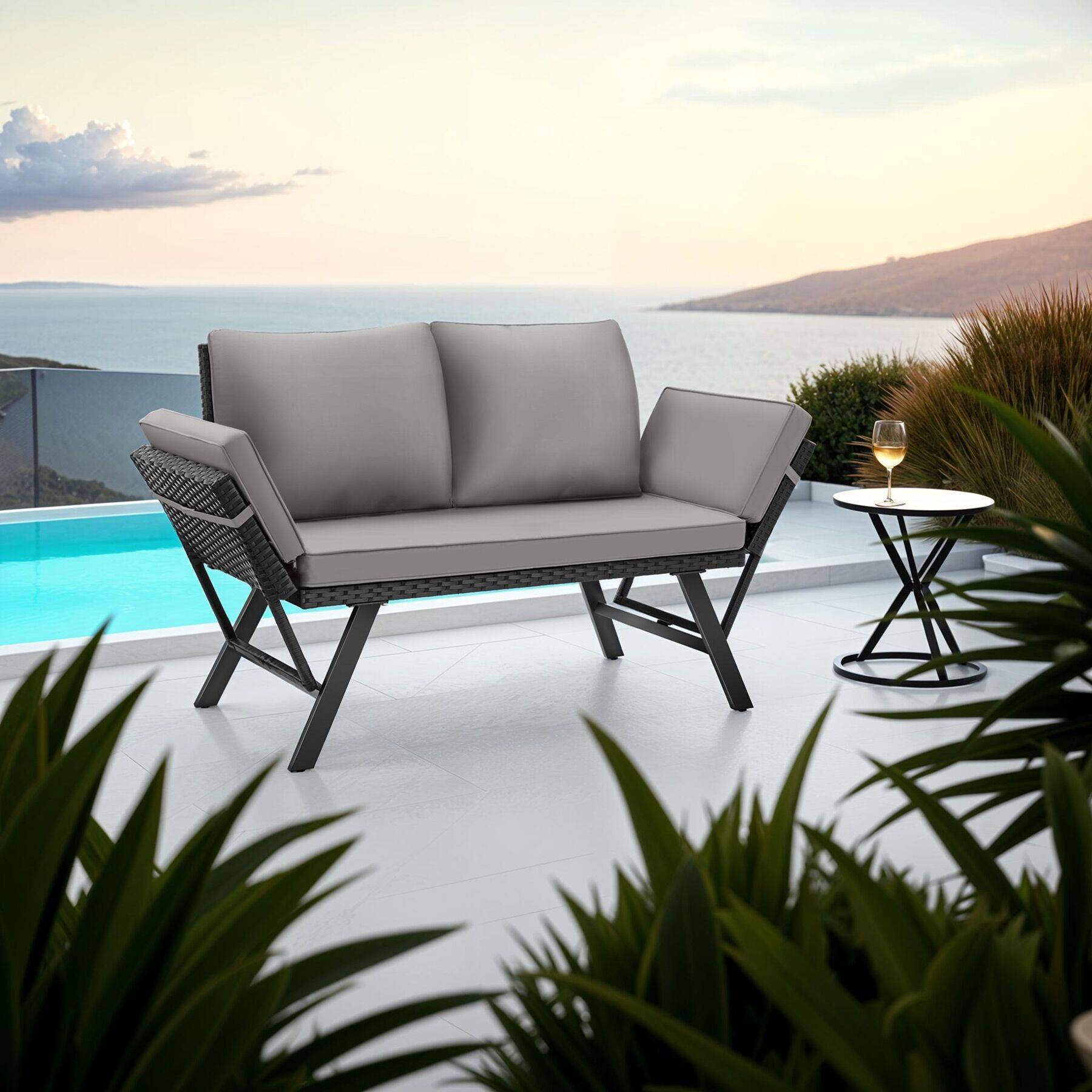Rattan-Loungesofa Sintra