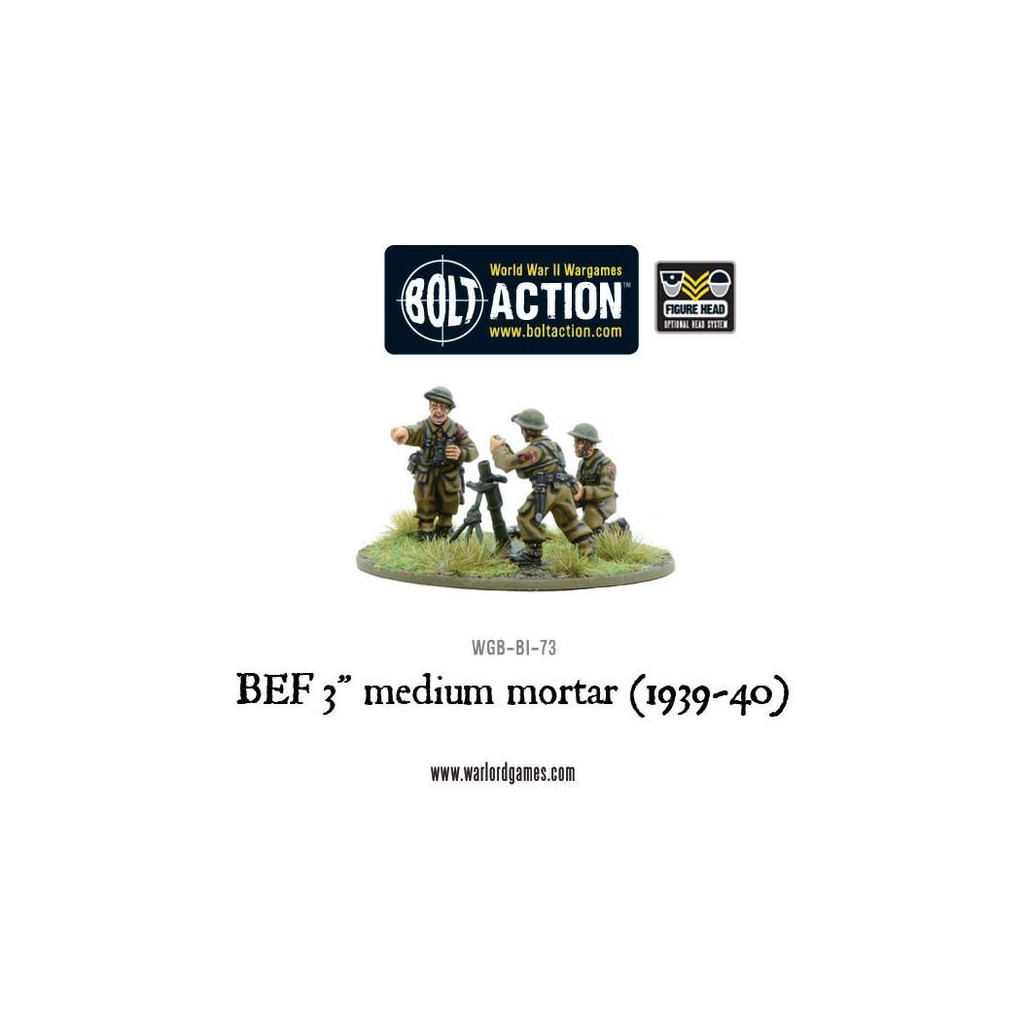 Bolt Action - BEF 3 Medium Mortar (1939-40)
