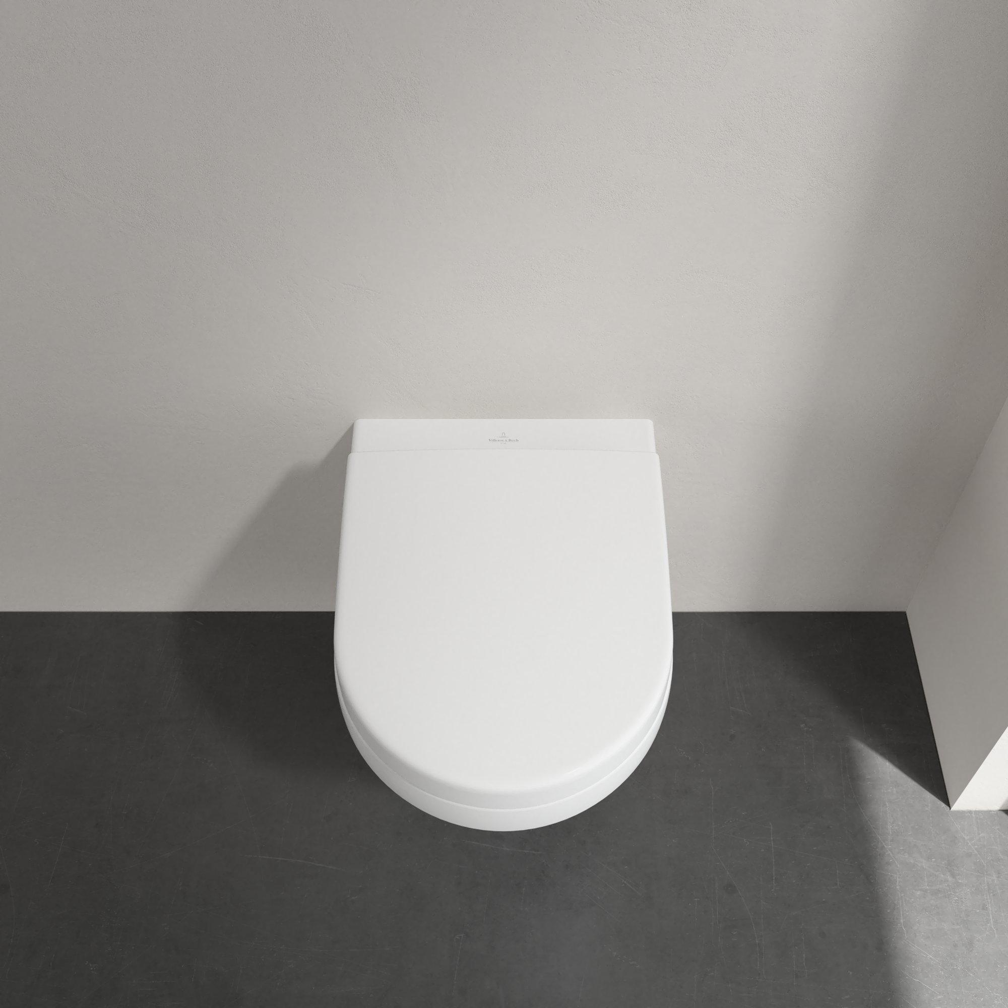 Villeroy & Boch Architectura compact randloos toilet CeramicPlus ovaal wit glans