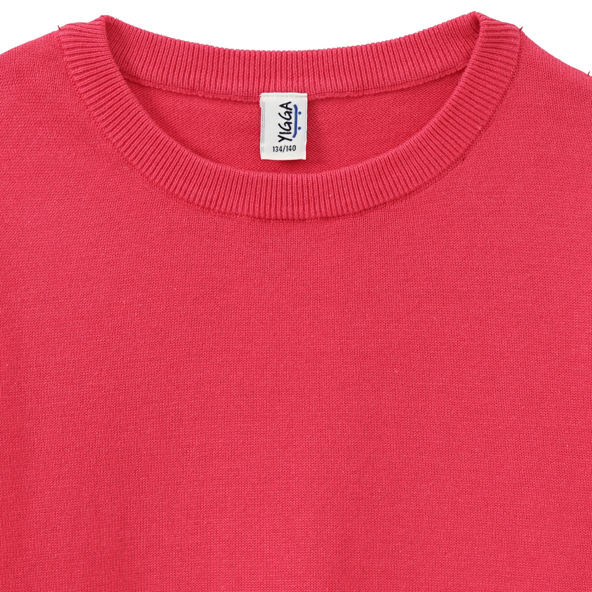 Yigga Jungen Pullover aus Feinstrick pink