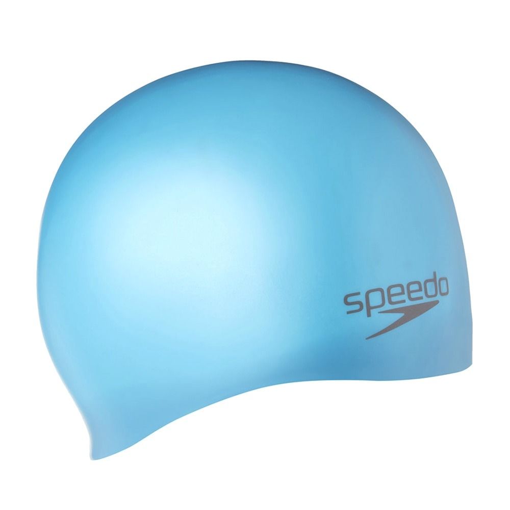 Speedo PLAIN MOULDED SILICONE - Bonnet de bain blue