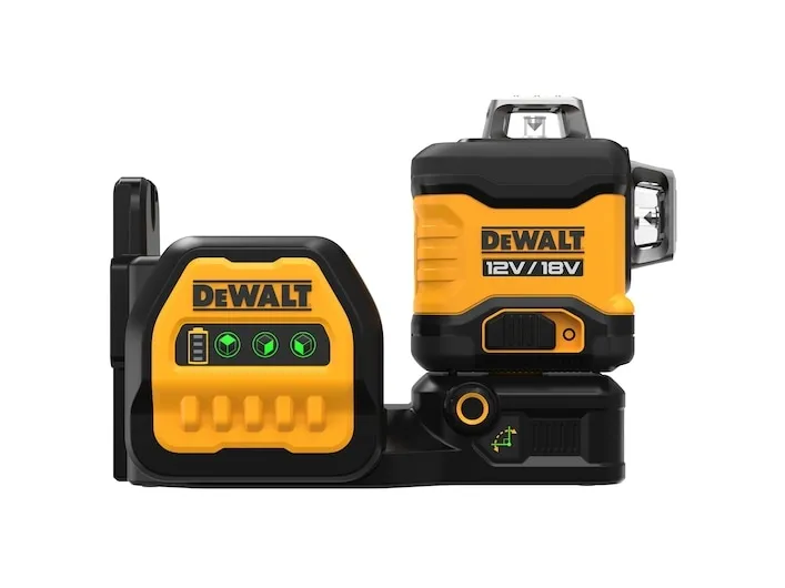 Batteridrevet flerlinjelaser 3x360° DCE089D1G18-QW, 18Volt, tværlinjelaser