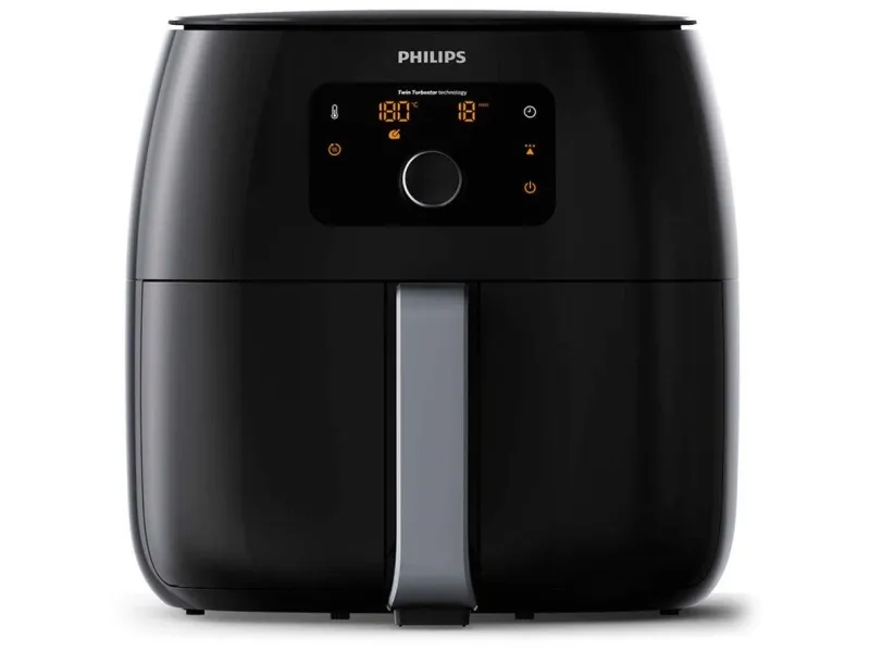 Philips Avance Collection XXL HD9650 Twin TurboStar - Varmluftsrister - 2.2 kW - sort
