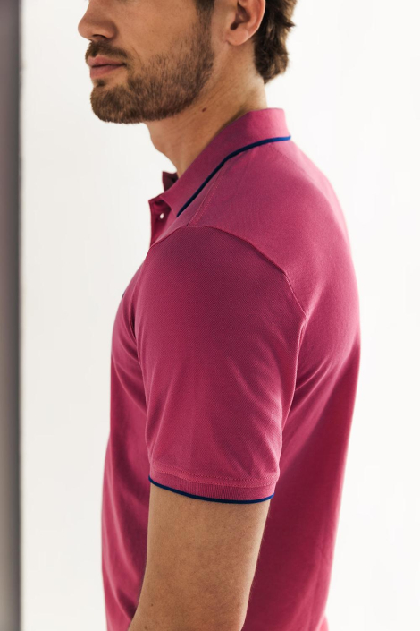 State of Art roze heren polo