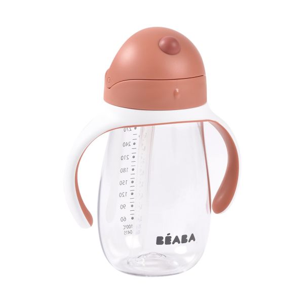Beaba Rietjesbeker – 300 ml – Terracotta