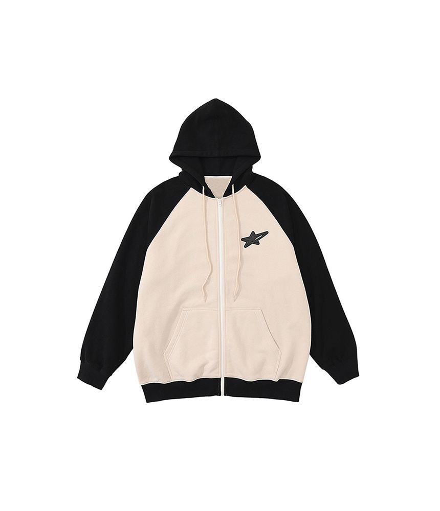 Dreamkura - Star Raglan Zip Hoodie