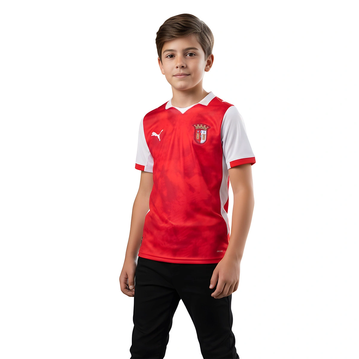 Camisola Puma SC Braga Primeiro Equipamento 2025-2026 Criança