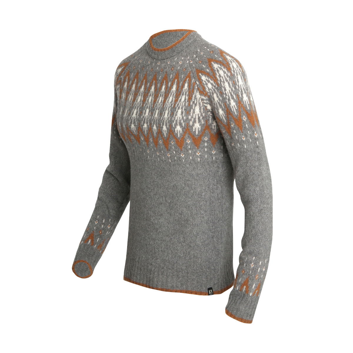 Asivik Isefjord Sweater, dame (Grey/Offwhite) - Spejder Sport