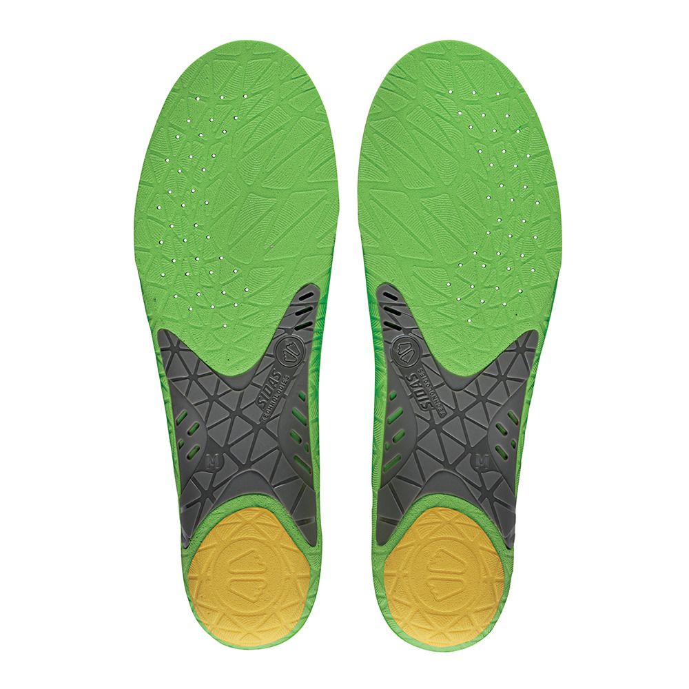 Sidas 3D RUN SENSE V2 - Semelles green/black/yellow