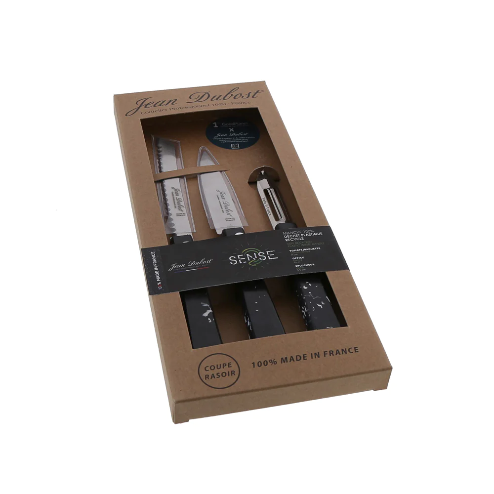 Set 3 pièces Sence noir Jean Dubost