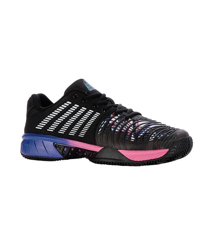KS TFW EXPRESS LIGHT 3 PADEL-BLACK/BLUE/ BLACK-TRUE-BLUE-NEON-PINK