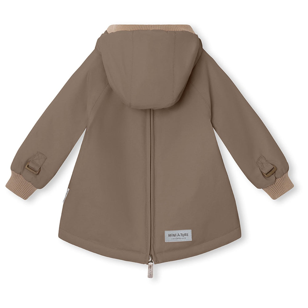 Køb Mini A ture Morel grey Baby Wen Fleece anorak