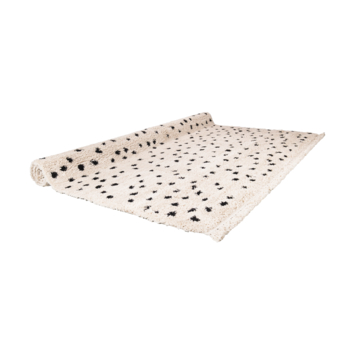 Vloerkleed Varamin zwart/wit stip 240x290 cm