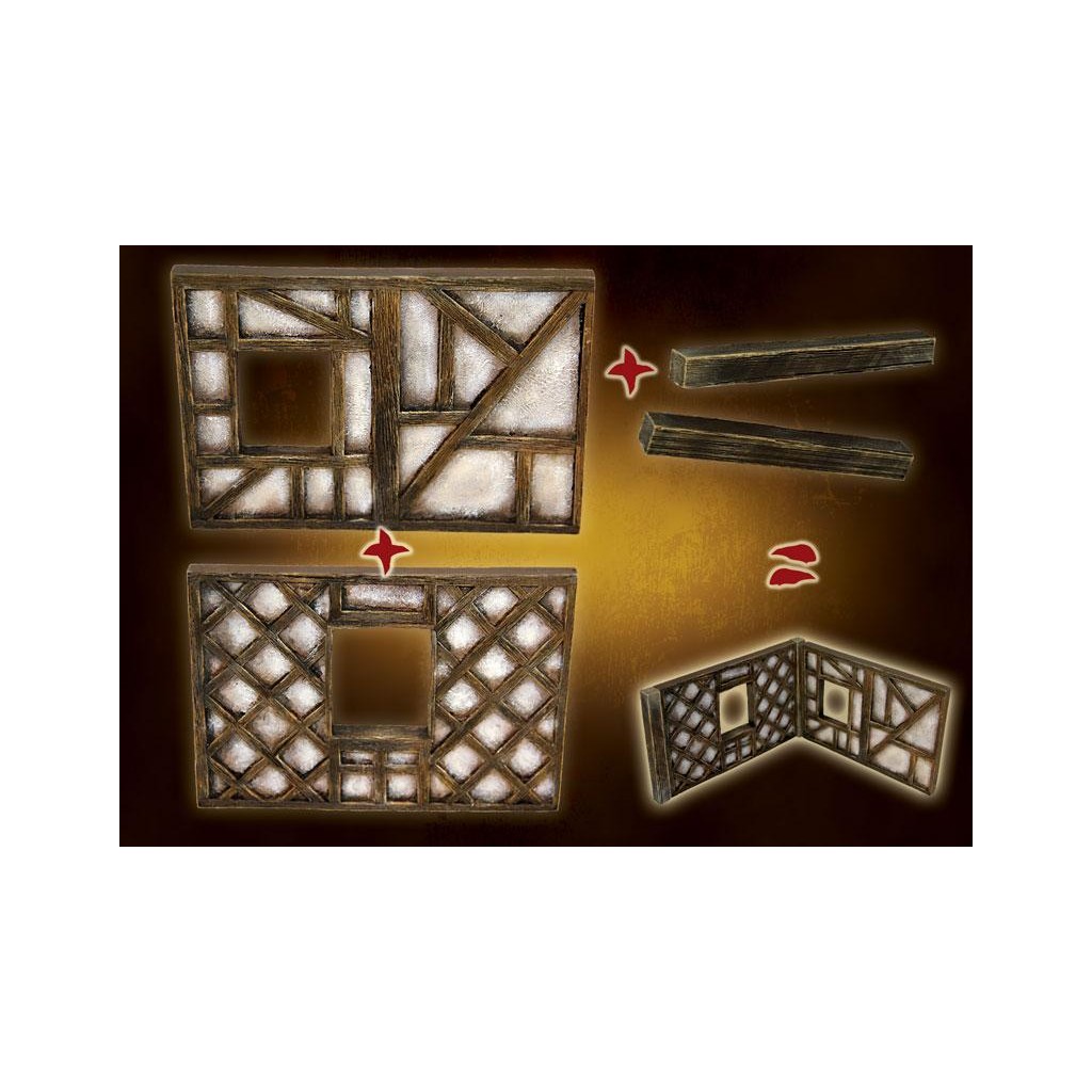 Khârn-Âges - Mur à colombage