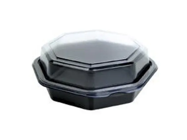 Duni - Madopbevaringsbeholder - 400 ml - engangs - sort (pakke med 405)