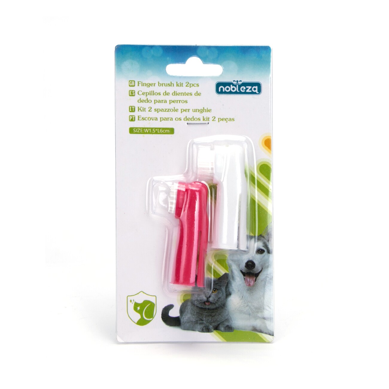 nobleza - Fingerzahnbürsten-Set