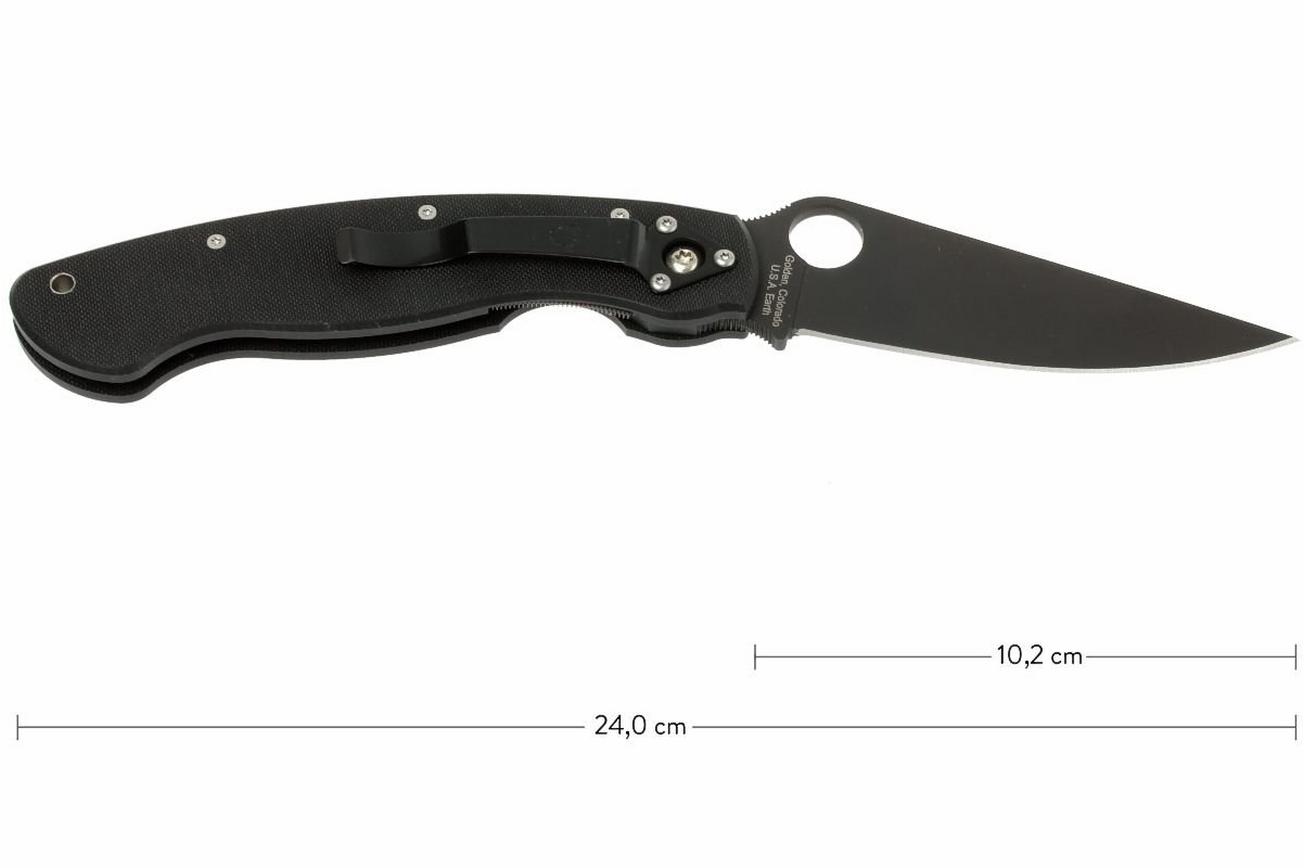 Spyderco Military Black C36GPBK zakmes
