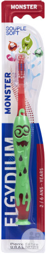 Elgydium Kids Monster Brosse À Dents 1 Pièce