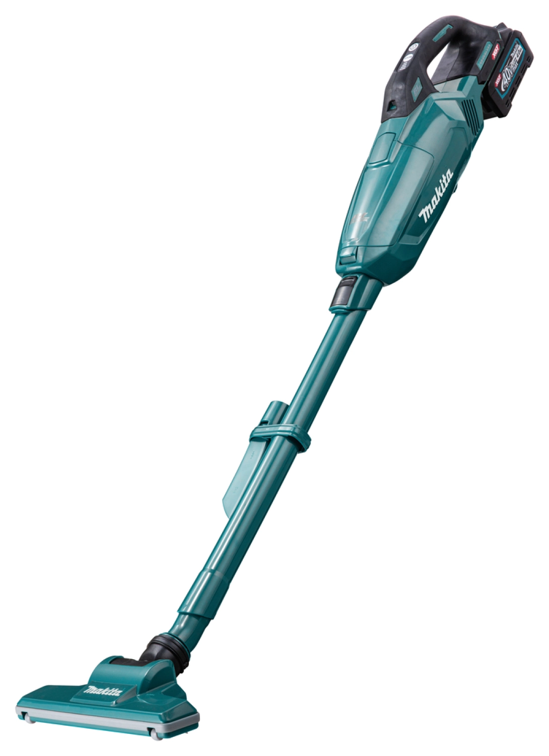 Makita CL002GD201 40V Max Steelsofzuiger (2x 2.5 Ah) - blauw