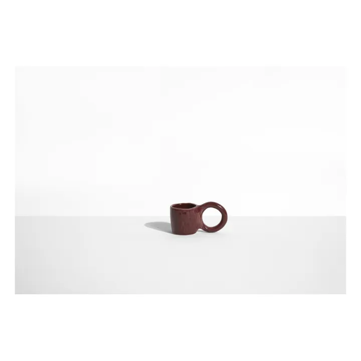 Petite friture Tasse expresso Donut, Pia chevalier - Set de 2 | Bordeaux