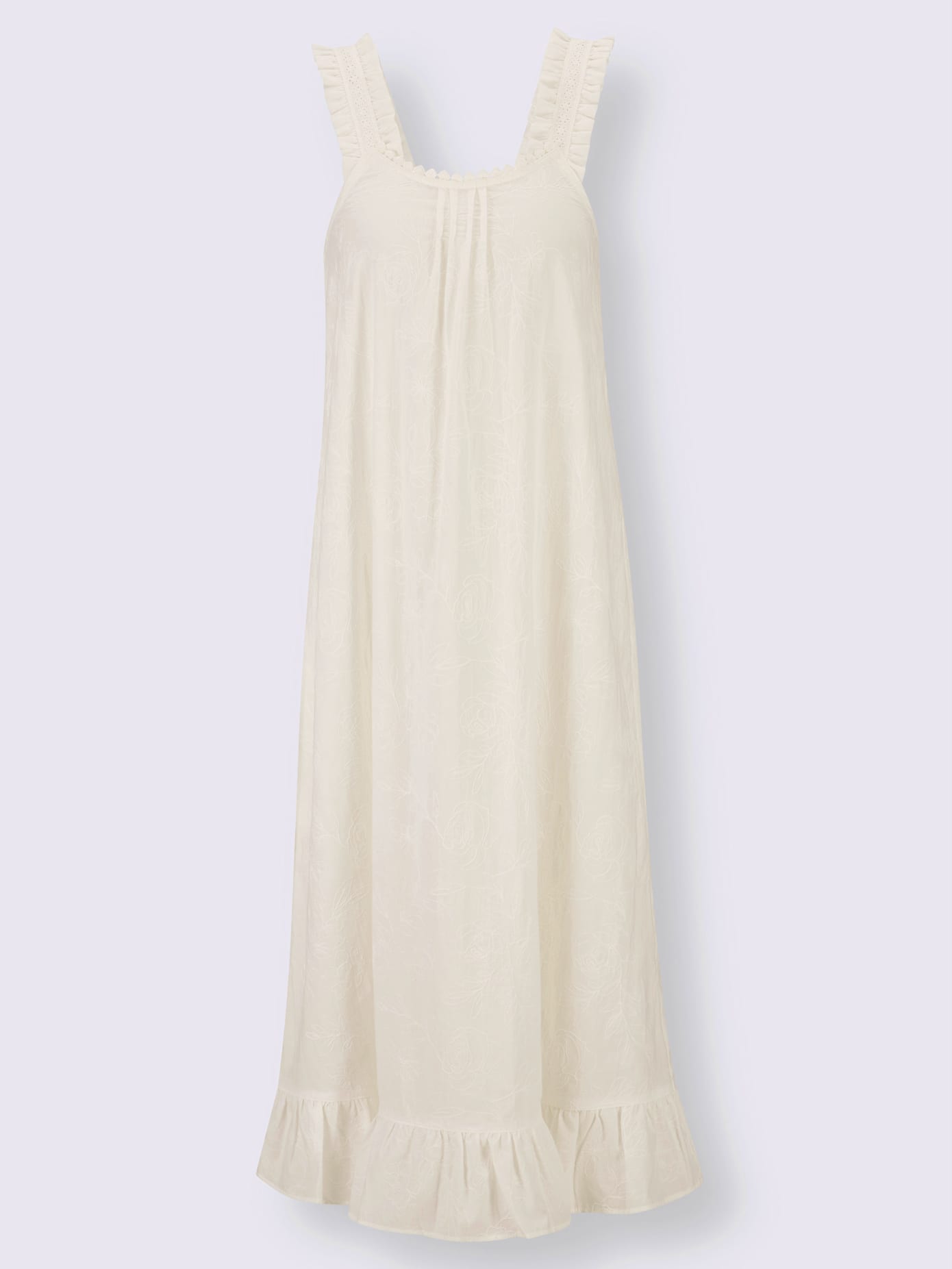 Chemise de nuit batiste de coton