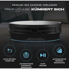 Aspirateur robot PC-BSR 3108, noir