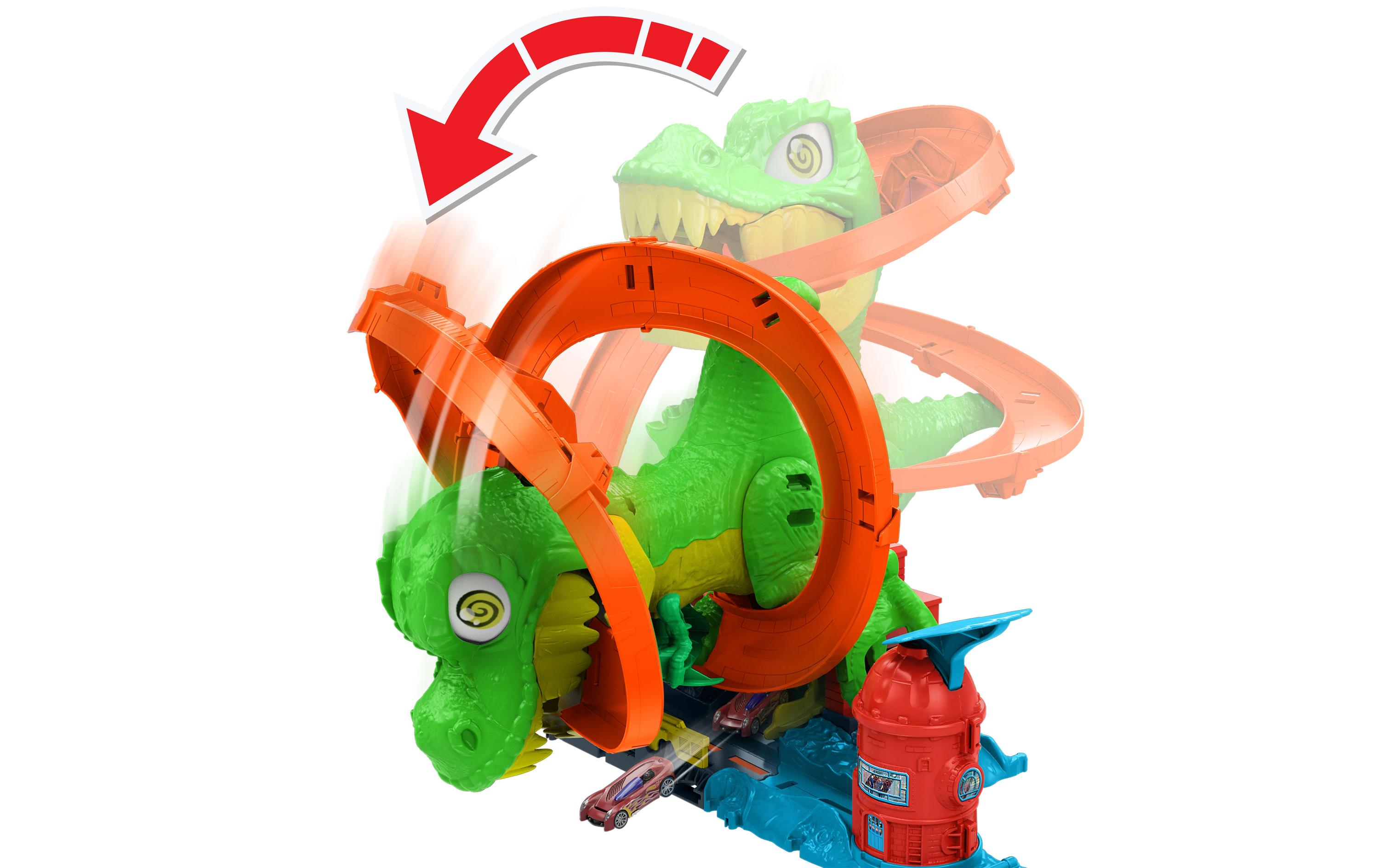Hot Wheels City T-Rex-SchlachtSpielzeugfahrzeug