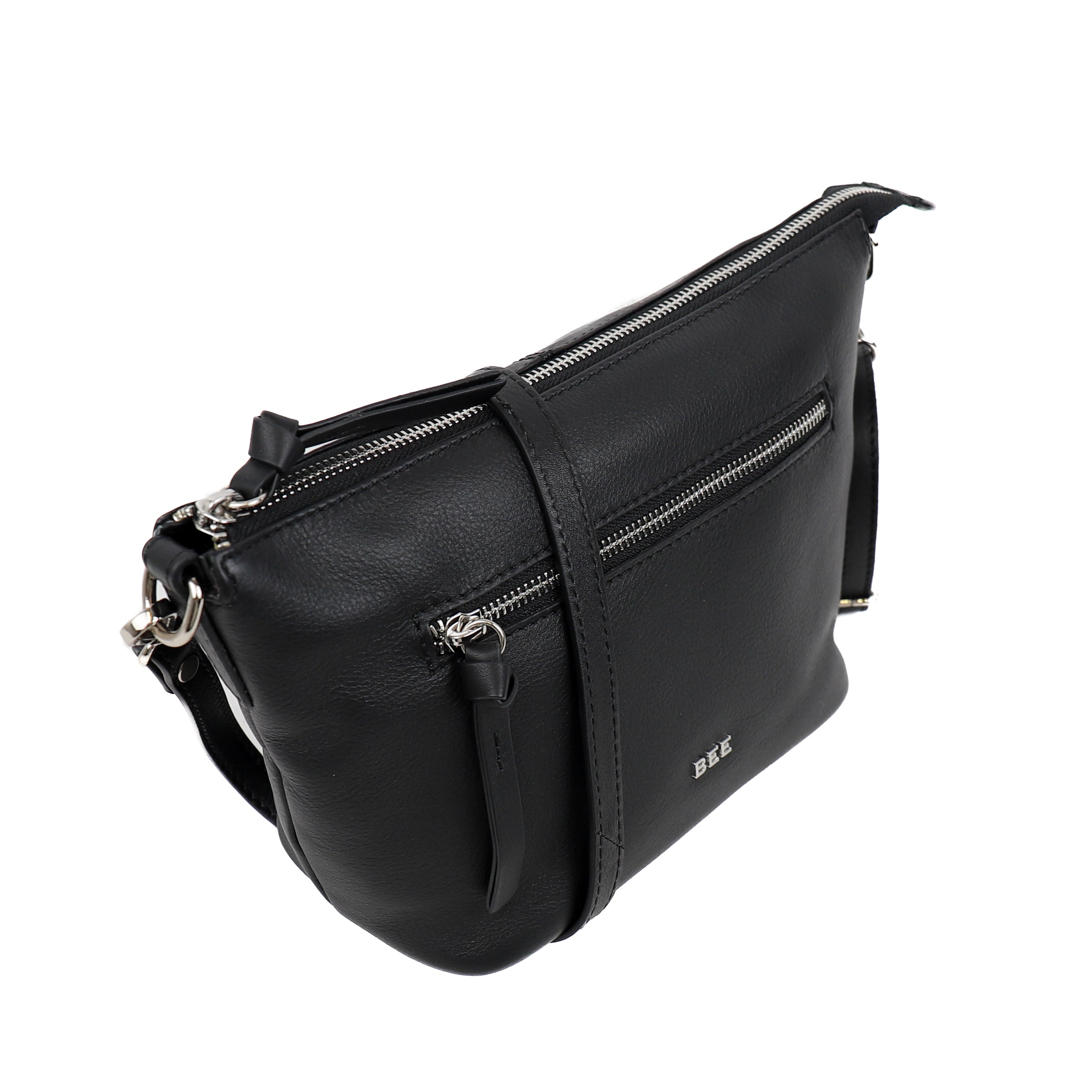 Schoudertasje 'Lucy' Black Black