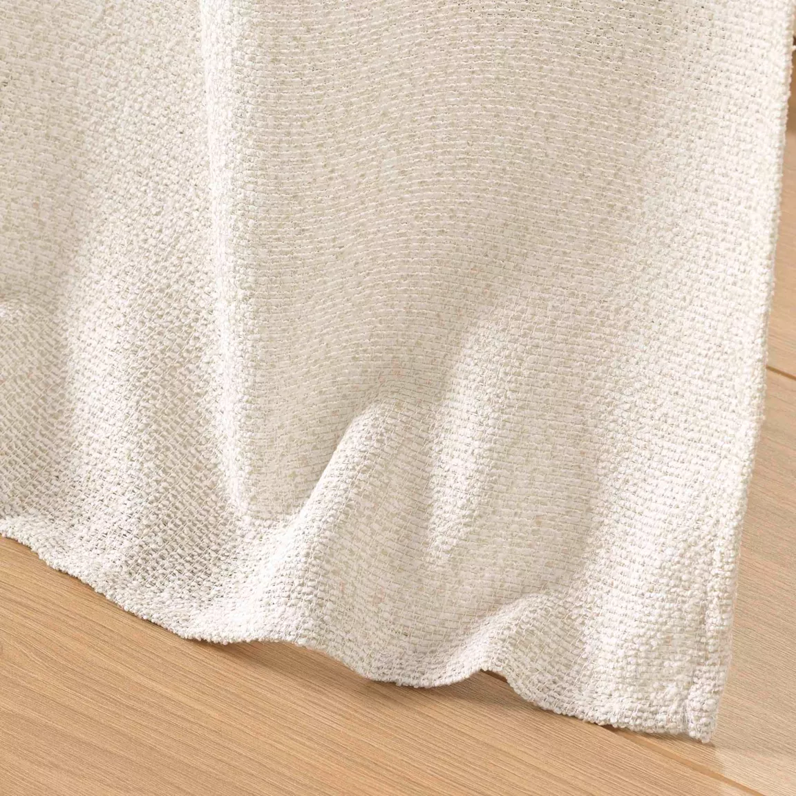 Voilage œillets effet lainage (140 x 240 cm) Loulaine Beige