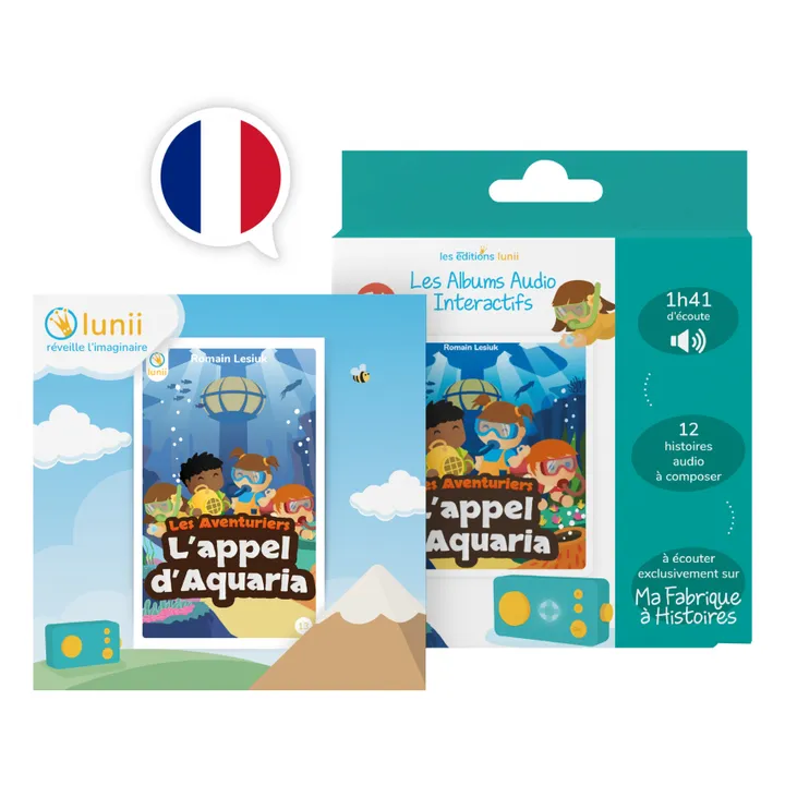 Lunii Coffret livre audio - L'appel d'Aquaria