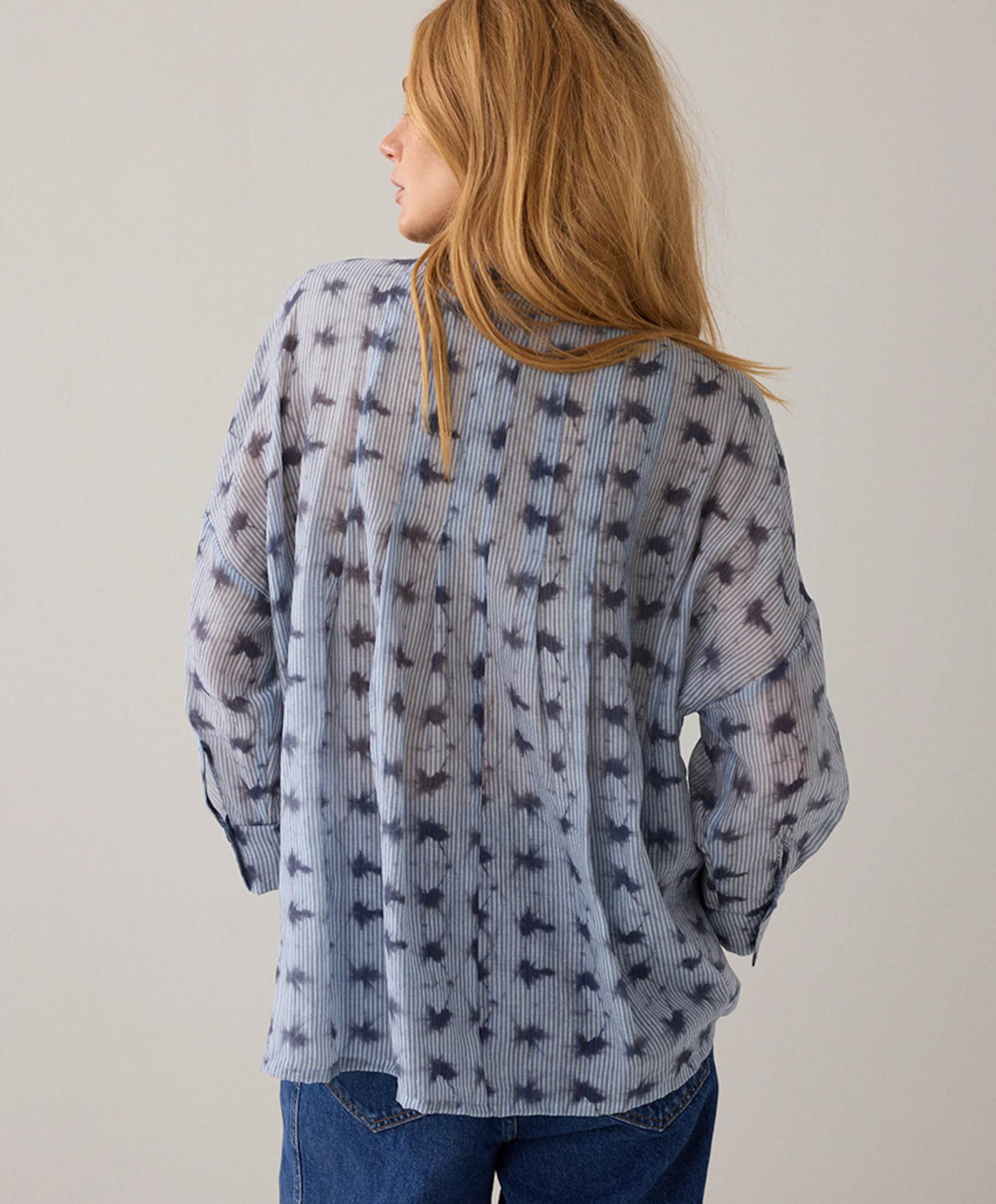 Summum Woman Dames blouse blauw