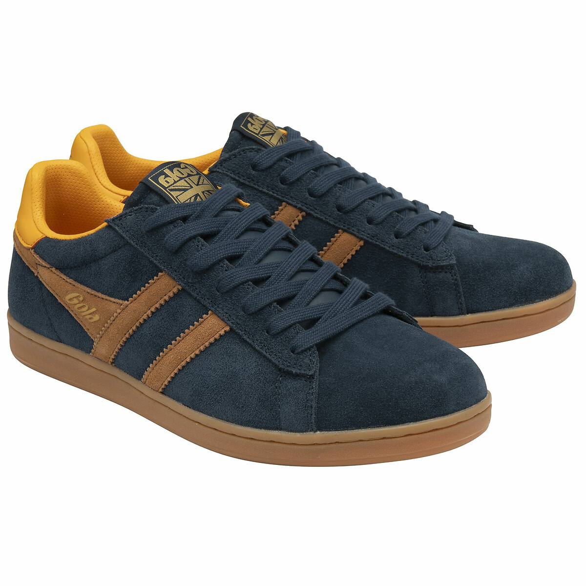 GOLA<br>Tênis de couro Equipe II Camurça