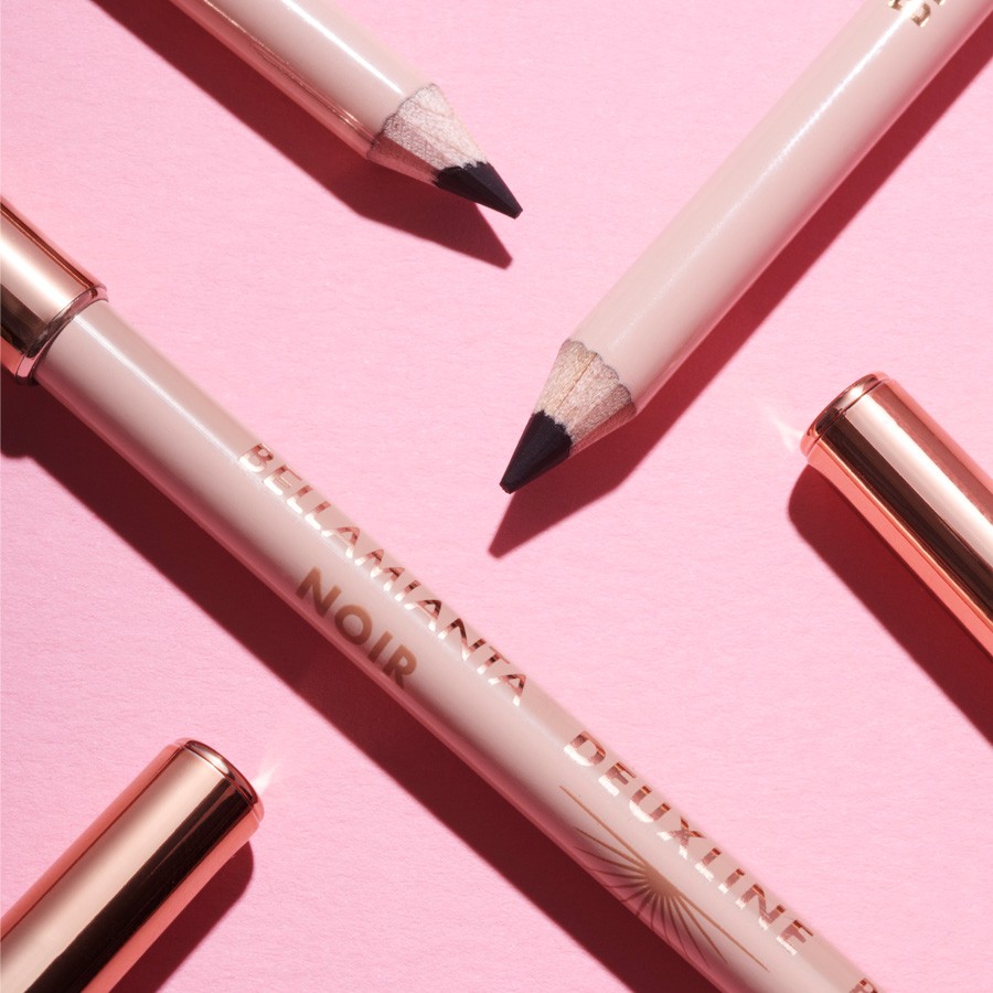 Bellamianta - Deuxline 2 in 1 Eyeliner Pencil - Cream and Black - 1.6g
