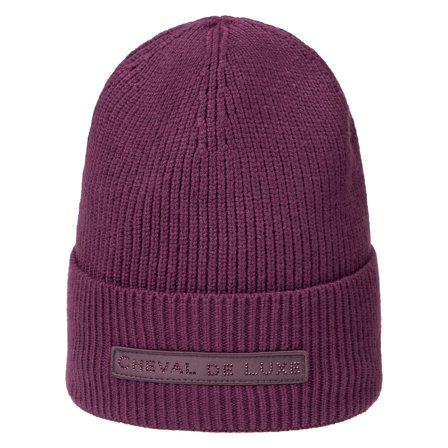 Cheval de Luxe Strickmütze  - velvet plum - Einheitsgröße