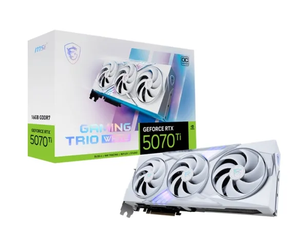 MSI GeForce RTX 5070 Ti 16G GAMING TRIO OC PLUS - Grafikkort - GeForce RTX 5070 Ti - 16 GB GDDR7 - PCI Express 5.0 - HDMI, 3 x DisplayPort