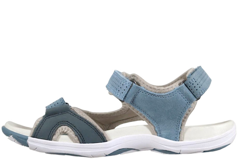 GREEN COMFORT CORSICA SANDAL I BLÅ NUANCER.