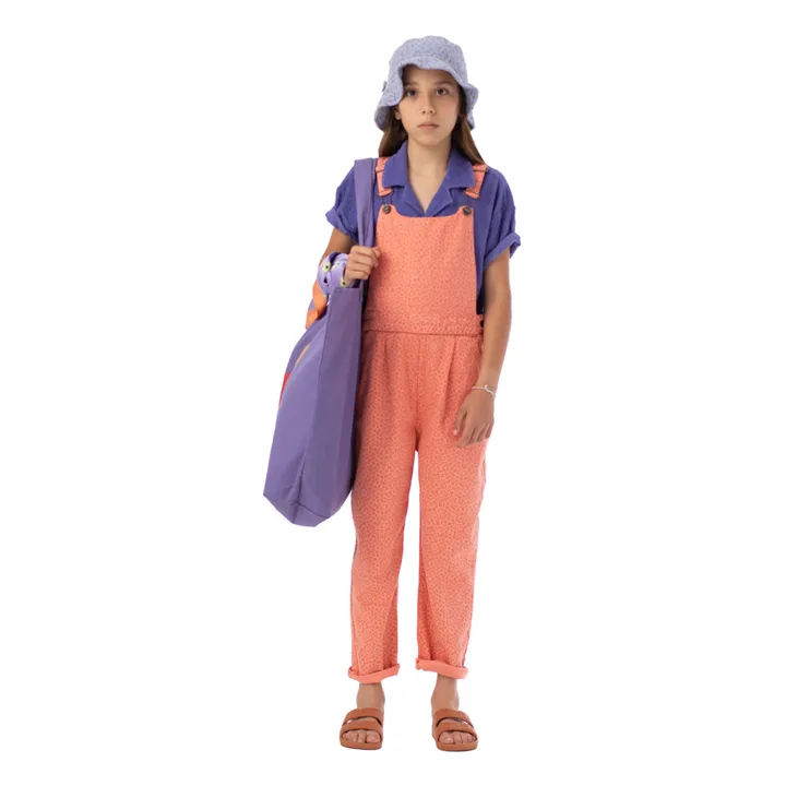 Piupiuchick Salopette Mom Fit Léopard | Rose