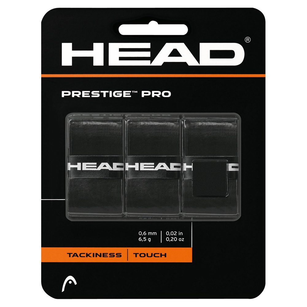 Head Prestige Pro Griffbänder 3er schwarz