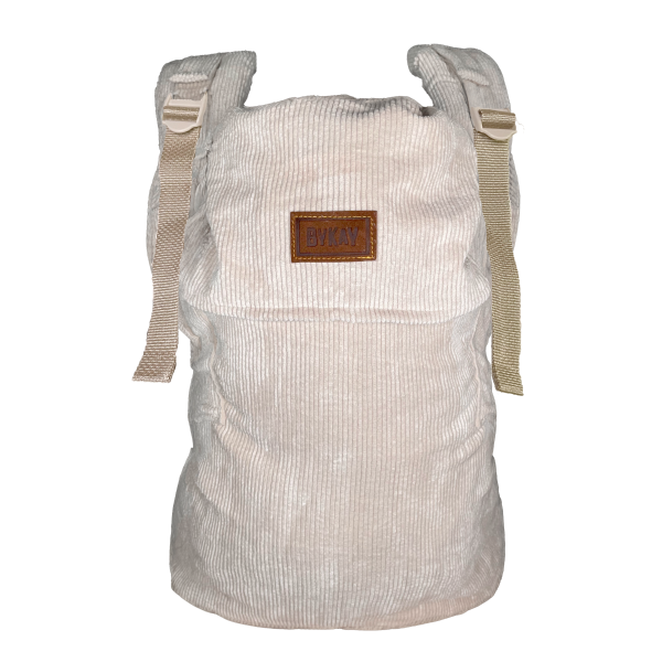 ByKay Click Carrier Deluxe Pro Draagzak - Ribbed Velvet - Almond Sand