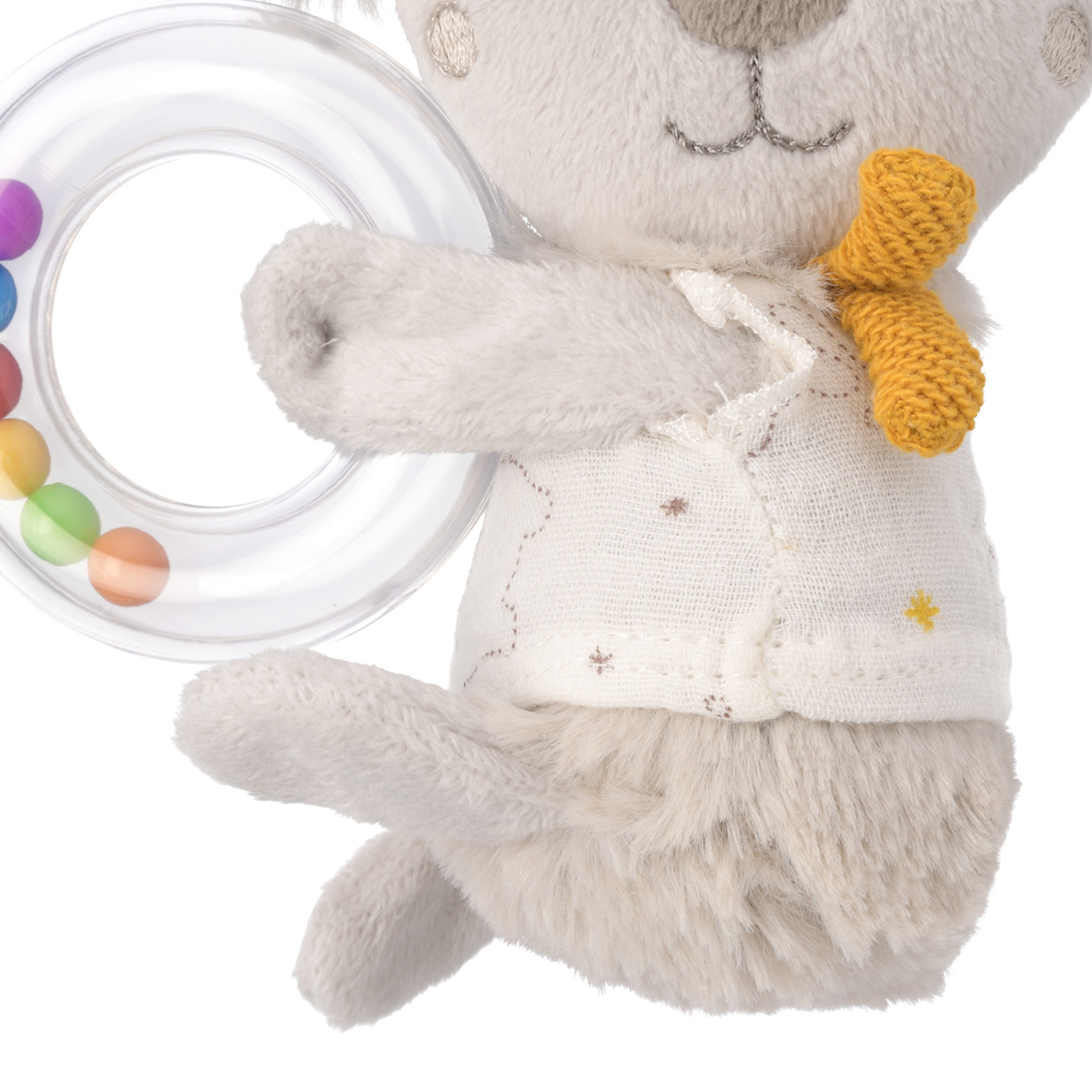 Topomini Baby Rassel-Greifling im Koala-Design hellgrau