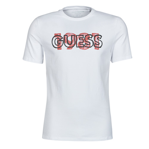 Guess - ORWELL CN SS TEE - Blanc