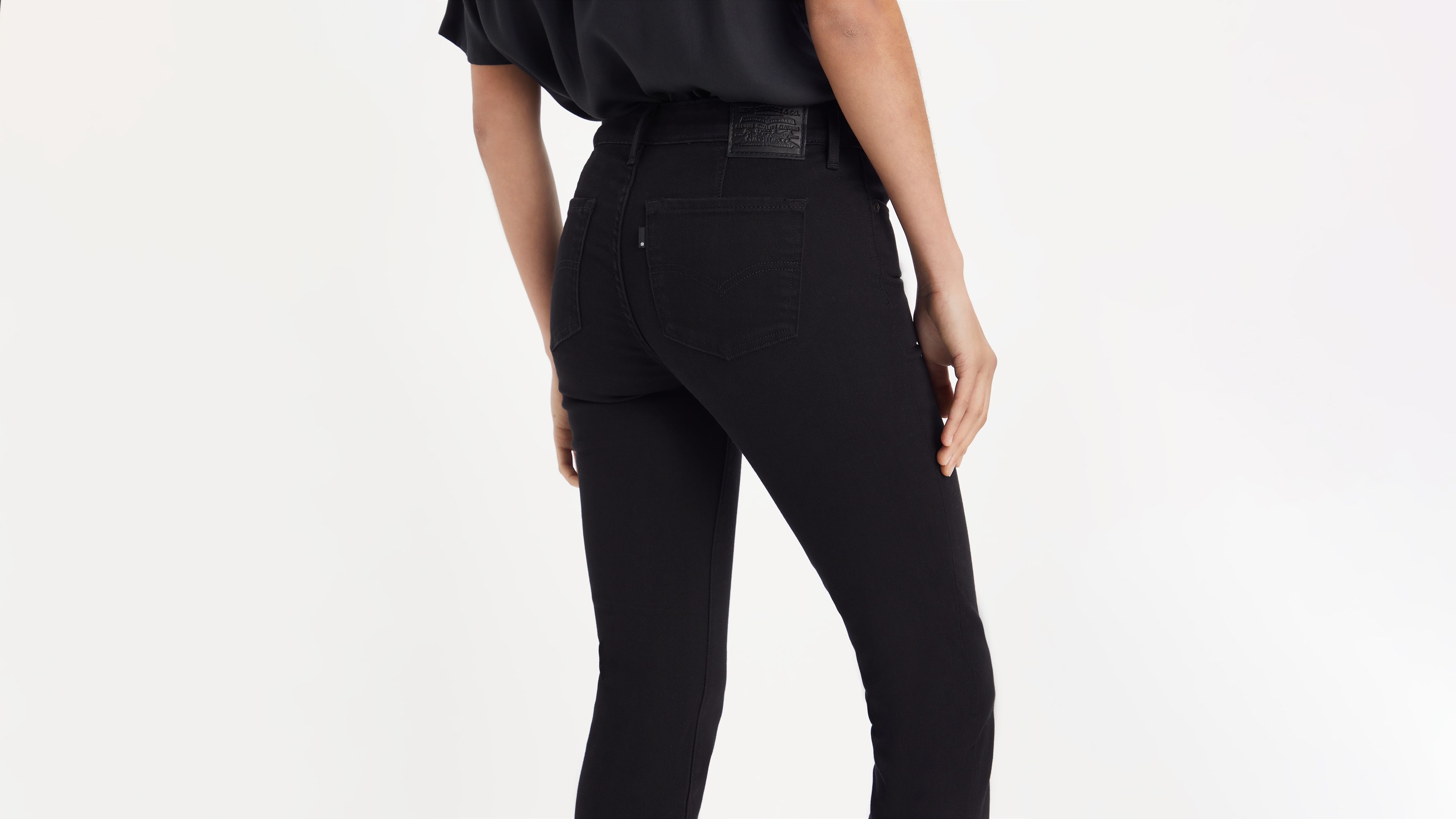 Jean 712™ slim poche passepoilée - Night Is Black - Noir