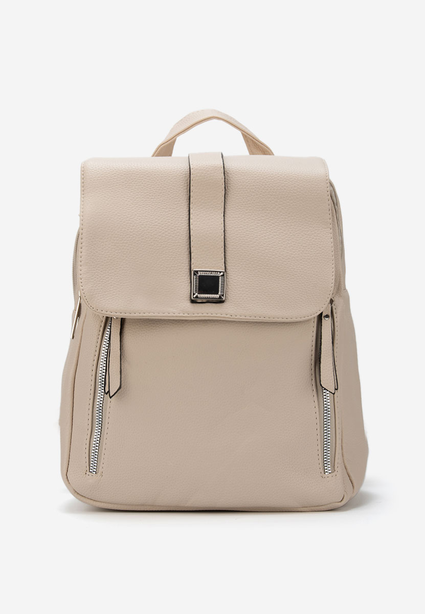 Sac à dos pour femme beige Zeenia
