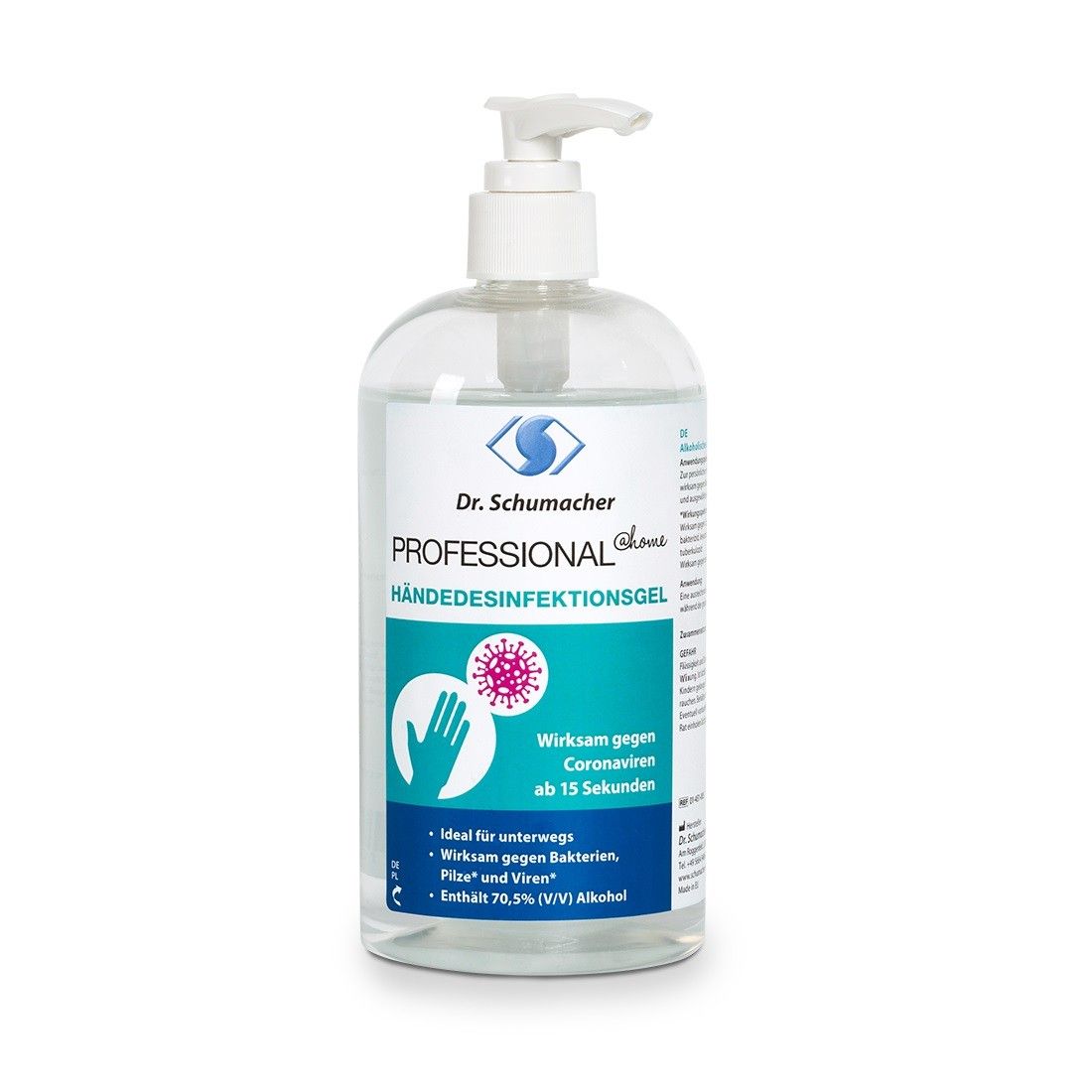 Dr. Schumacher Professional@home Hände-Desinfektions-Gel