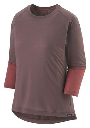 Maillot Manches 3/4 Patagonia Merino 3/4 Brun Femme
