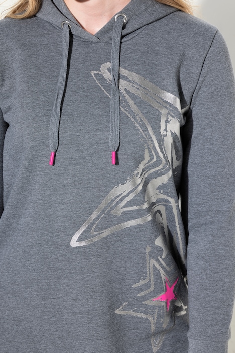 Longsweatshirt, Kapuze, Langarm, OEKO-TEX