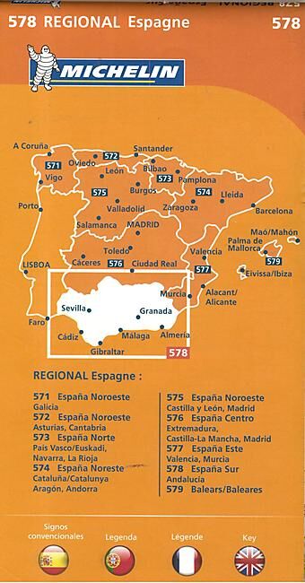 MICHELIN - 578 ANDALUCIA 1 400 000