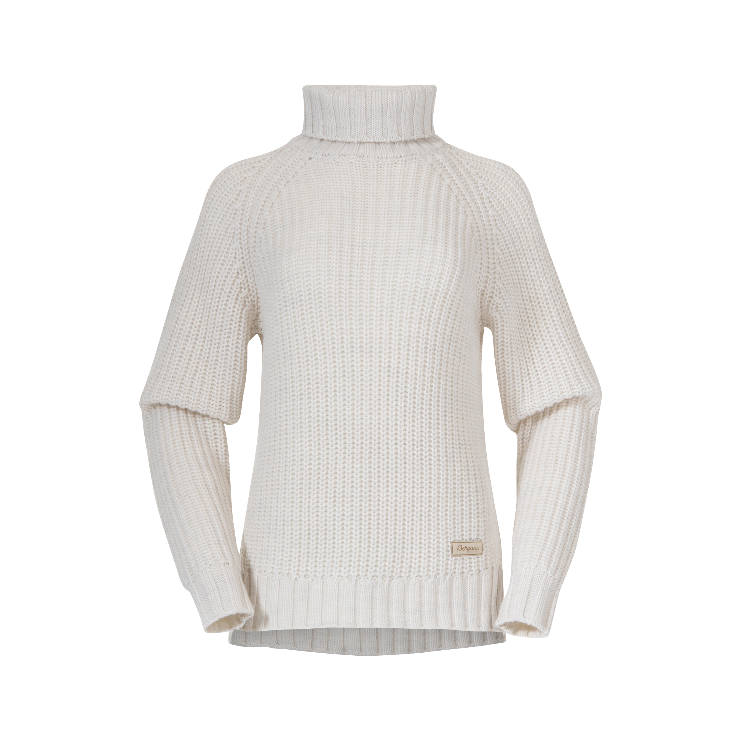 Nordmarka Merino High Neck Jumper Women Vanilla White